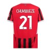 Camisola + Calções AC Milan Chukwueze 21 Criança Equipamento 1ª 24/25